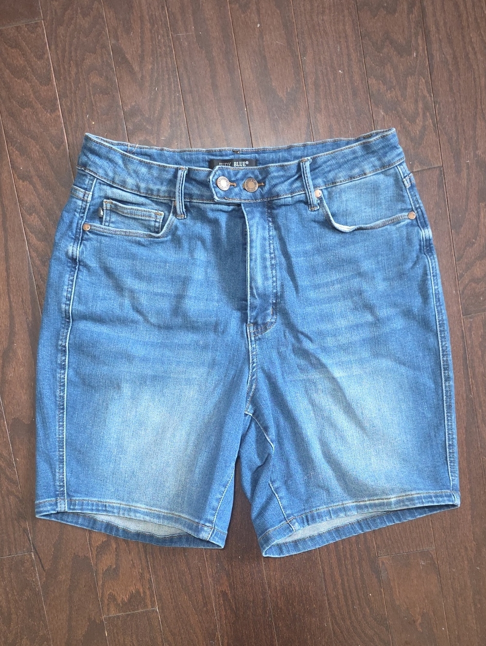 Judy Blue Medium Blue Denim Jean Shorts